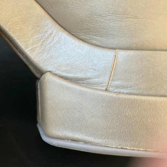 Free People NWT Paloma Barceló Camel Taupe Chelsea Chunky Heel Platfor… - Picture 8 of 8